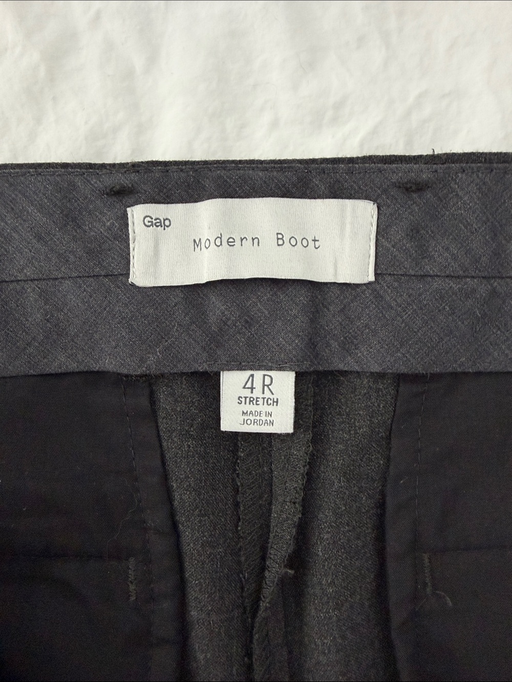 GAP Modern Boot Pants - Charcoal Gray